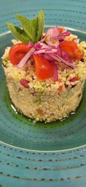 Tabouleh with Pita at Lagosol in Langschlag