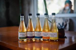 Homemade Kombucha at Good Stuff Cafe & Eco Store in Amed