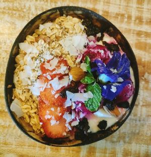 Granola at Good Stuff Cafe & Eco Store in Amed