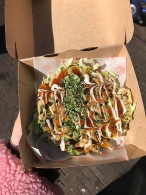 okonomiyaki  at Tokyo Taiyaki Story in The Hague