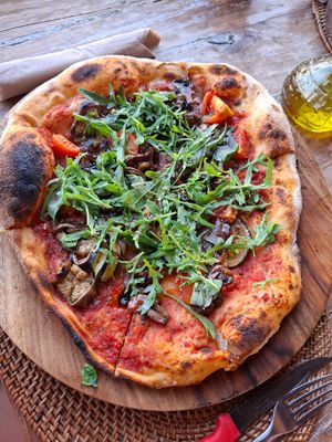 "Vegan Queen" at Francesco's Pizza in 