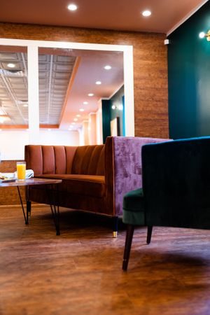 Relax and eat in our comfy sofa space, just like at home (except we'll do the cooking).  at Cultivate Plant-Based Eatery in Rahway