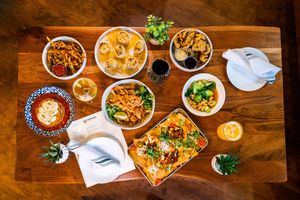 The full spread!  at Cultivate Plant-Based Eatery in Rahway