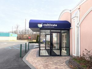 awning  #Veganuary at Cultivate Plant-Based Eatery in Rahway