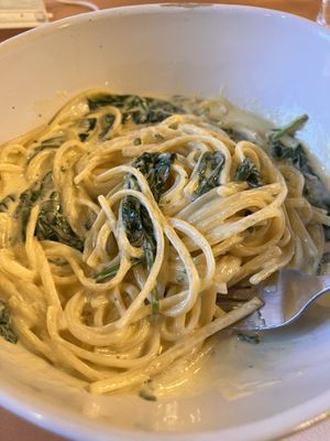 Special creamy  pasta with spinach   at Cultivate Plant-Based Eatery in Rahway