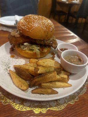 Steak burger  at Romeo and Vero Vegan Butcherie and Restaurant  in Cape Town