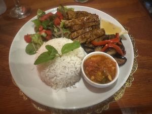 Chef’s special Lamb dish  at Romeo and Vero Vegan Butcherie and Restaurant  in Cape Town