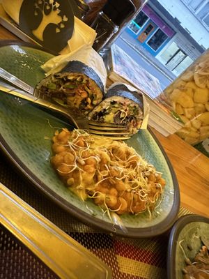 Nori wrap  at Romeo and Vero Vegan Butcherie and Restaurant  in Cape Town