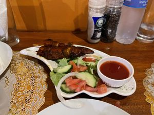 BBQ Skewers  at Romeo and Vero Vegan Butcherie and Restaurant  in Cape Town