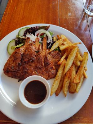 Rips with chips at Romeo and Vero Vegan Butcherie and Restaurant  in Cape Town