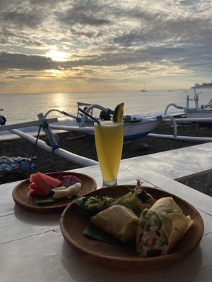 Breakfast views  at SALT in Amed