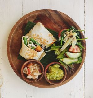 Breakfast Burrito with extra sambal at SALT in Amed