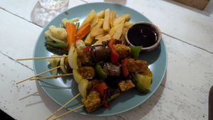 Soggy fries, the ketjap made the flavour at SALT in Amed