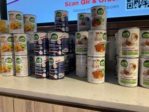 Vegan Coconut, whipping cream, Calamari, scallop. Photo by Henry Lau aka Mr Purple. at Zuya Vegetarian 竹雅素食 - Marina Square in Central Singapore