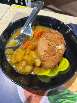 Curry rice  at Zuya Vegetarian 竹雅素食 - Marina Square in Central Singapore