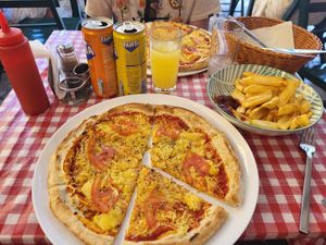  at Dolphin Pizzas in Symi