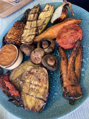 Vegetables  at The Blarney Stone in Menorca