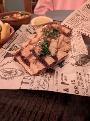 Vegan Lamb Arayes at The Aft Galley in St Julians