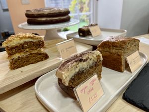 Cakes  at Second Home Studio + Cafe in Aberdeen