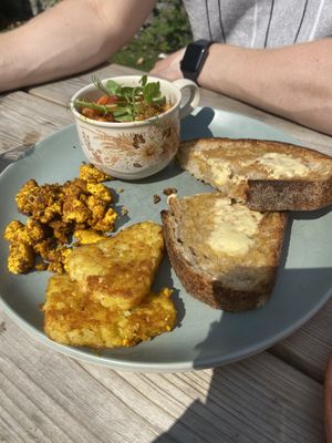 Vegan essentials brunch   at Second Home Studio + Cafe in Aberdeen