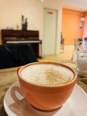 Chai latte  at Second Home Studio + Cafe in Aberdeen
