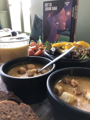 Linzensoep  at Anne&Max in Den Bosch