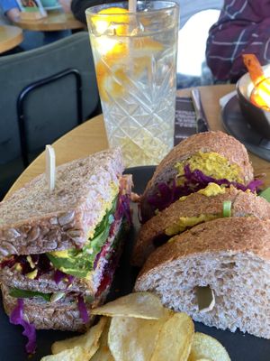 Vegan clubsandwich  #Veganuary at Anne&Max in Den Bosch