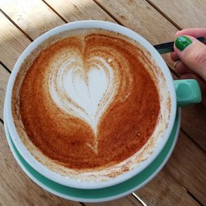 Latte art at Anne&Max in Groningen