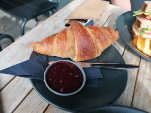 Vegan croissant at Anne&Max in Groningen