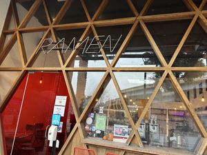 Outside view  at Menya Kanemaru Golden Ramen in San Francisco