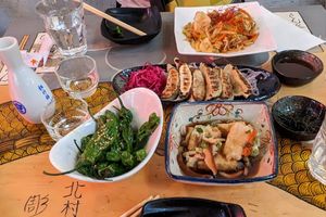 Great appetizers at Menya Kanemaru Golden Ramen in San Francisco