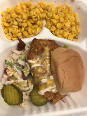 Firecracker Sandwich   at Southern Fried Vegan BBQ in Los Angeles