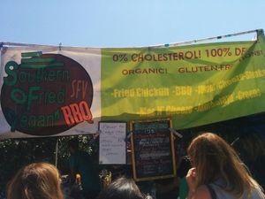 At Sonoma County VegFest Aug 12, 2017 at Southern Fried Vegan BBQ in Los Angeles