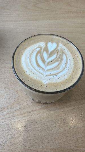 Oat latte- good iced as well   at Nemesis in North Vancouver