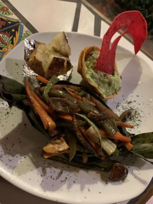 Fajitas de verduras at 2012 Espacios Mayas y Algo Mas in Merida