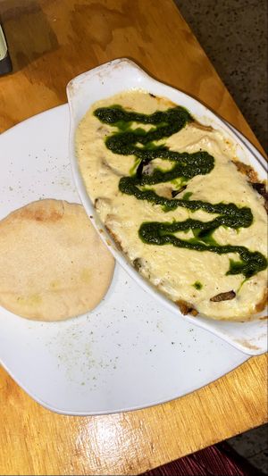 Lasaña “seda” vegana  at Vegarden in Medellin