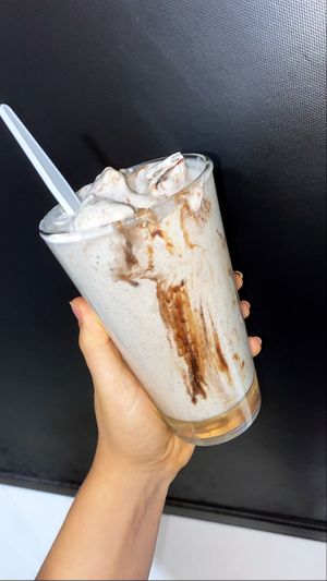 Malteada brownie  at Vegarden in Medellin