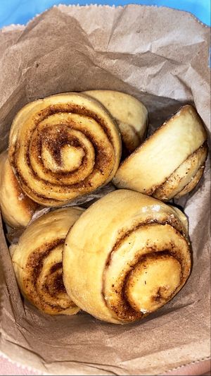 Cinnamon rolls  at Vegarden in Medellin