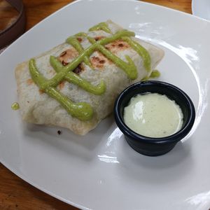 Burrito at Vegarden in Medellin