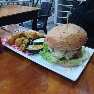 Hamburguesa Vegarden, 10/10 at Vegarden in Medellin