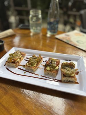 Bruschetta  at Vegarden in Medellin