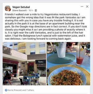   at Veganicelos in Setubal