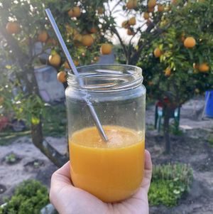 Orange juice / Sumo de laranja 100% 0,2L for 2€  at Veganicelos in Setubal