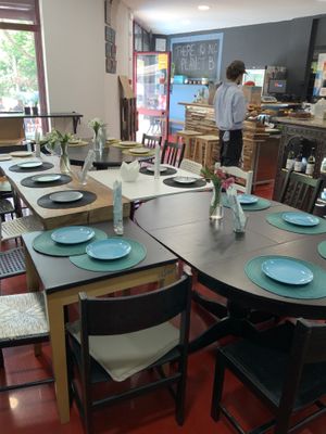 20people reservation looks like this  at Veganicelos in Setubal