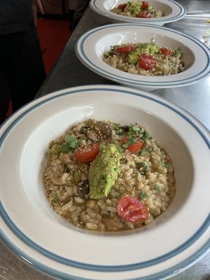 Risotto of the day 8€  at Veganicelos in Setubal
