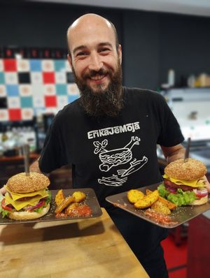 Owner and host is Martin.   at Veganicelos in Setubal