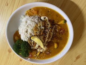 Katie curry (YUM)  at Neko Vegan House in Penang