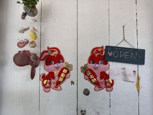 Cute door 🚪   at Neko Vegan House in Penang
