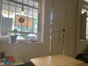 This is the locked door.  at Neko Vegan House in Penang