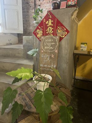 Enjoy!   at Neko Vegan House in Penang